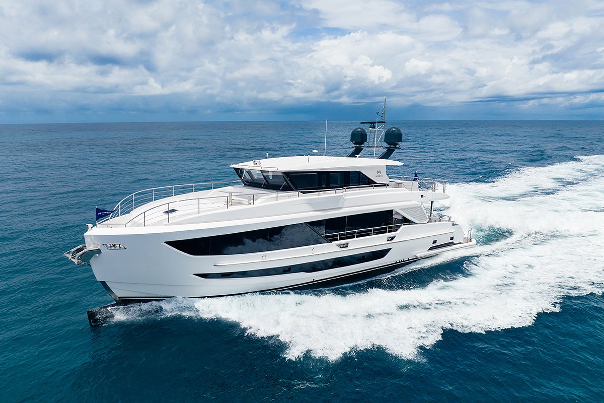 The New Horizon V68 Makes a Splash at 2019 Seattle Boat Show Image
