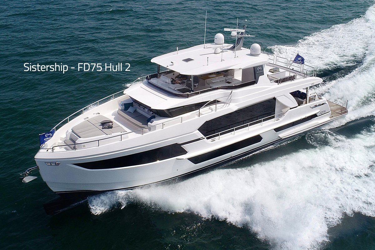 Horizon Yachts Delivers Highly Bespoke FD75 Image