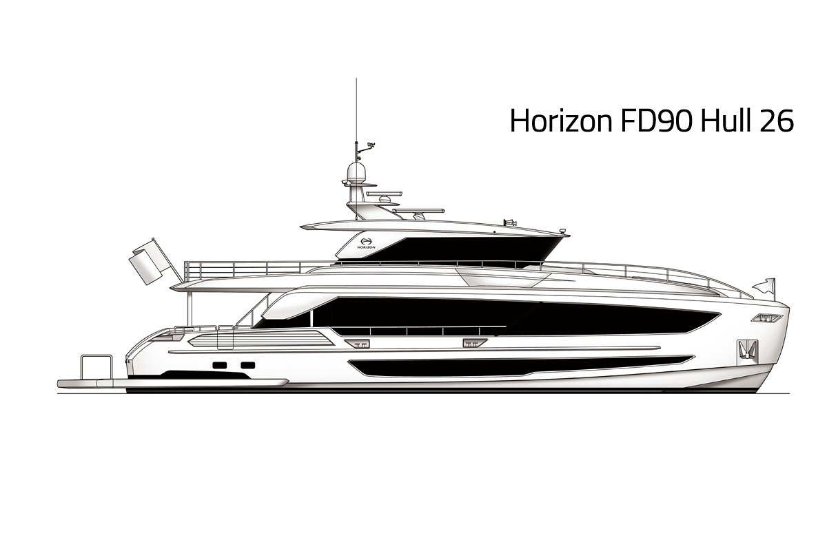 Horizon Yacht USA Sells New FD90 Image