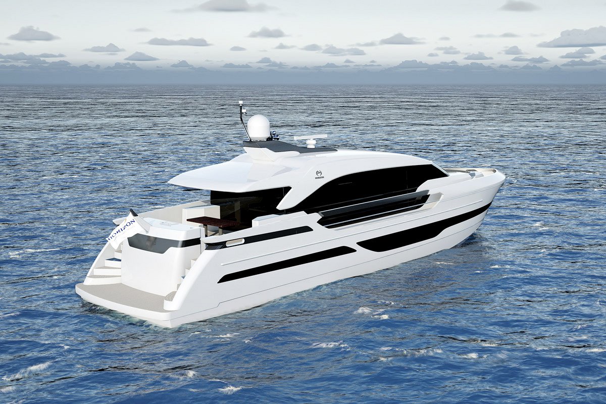 Horizon E88 Sport Yacht New Build Sold at Sanctuary Cove