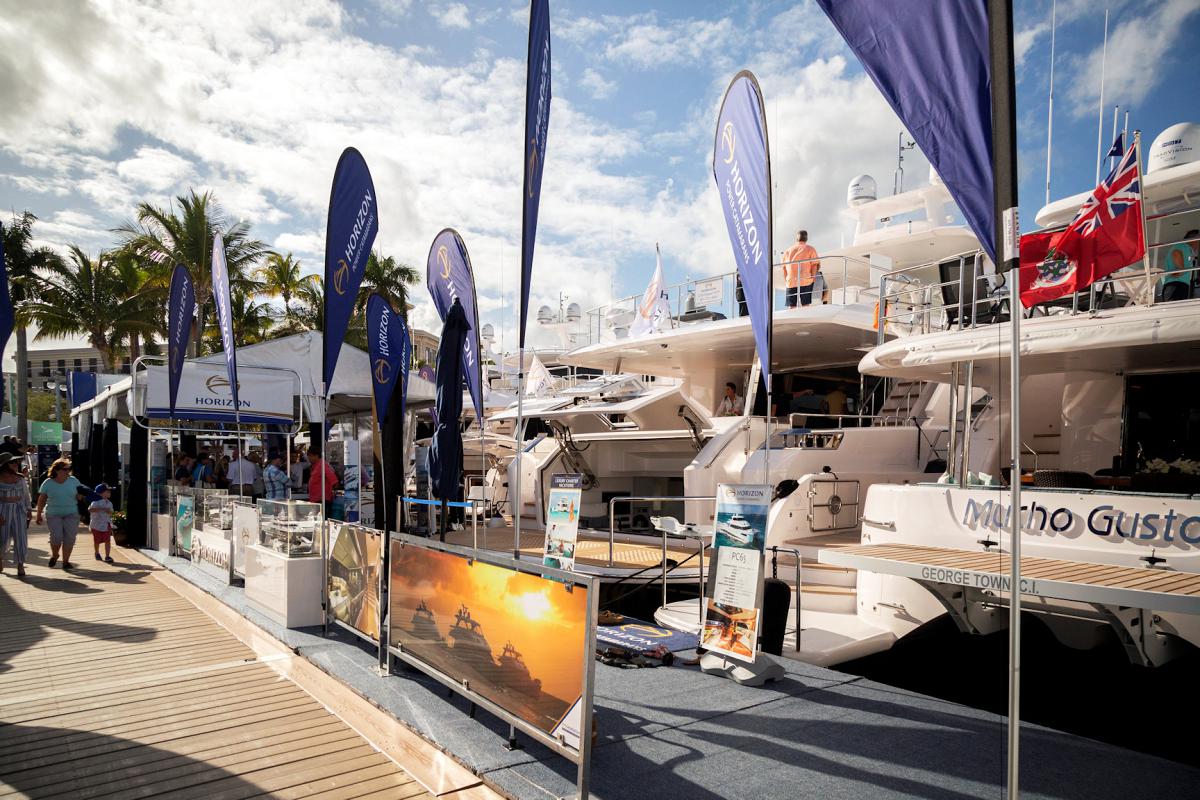 Horizon Shines at The Palm Beach Boat Show