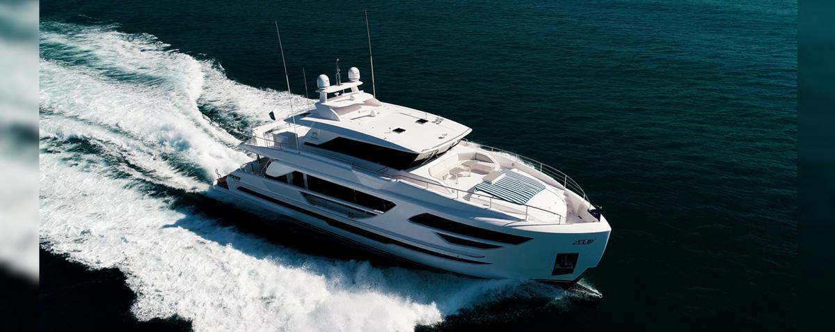 Horizon Announces The Sale of The New FD87 Skyline at The Palm Beach Boat Show