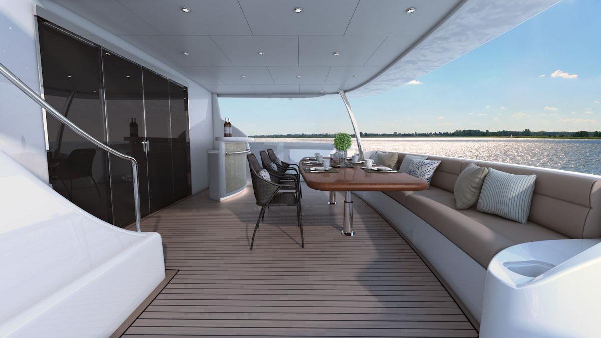 Horizon Yachts Unveils New E98 Motoryacht, Latest Addition to E Series