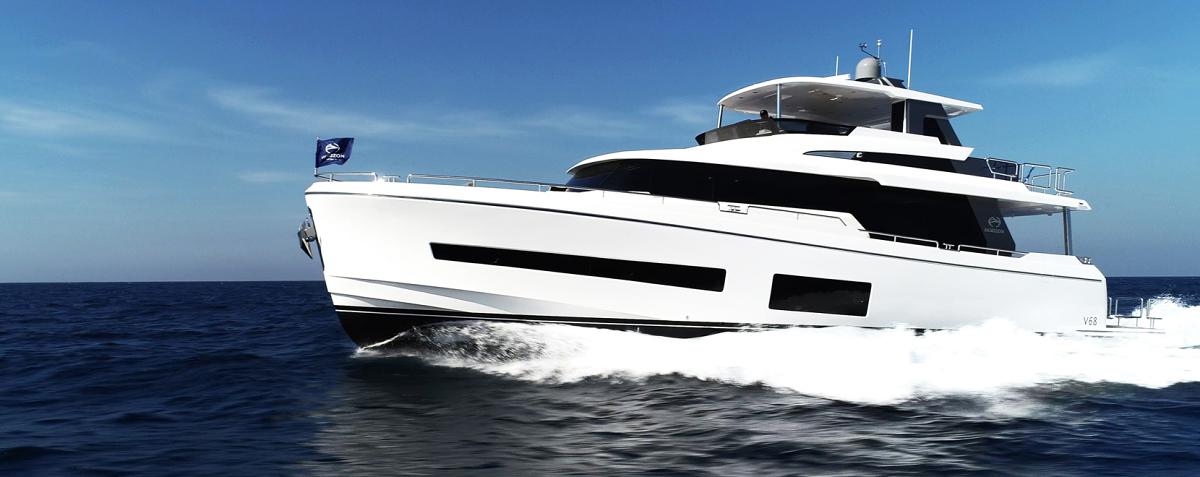 Horizon V68 Hull Two: Showcasing at the 2019 Seattle Boat Show