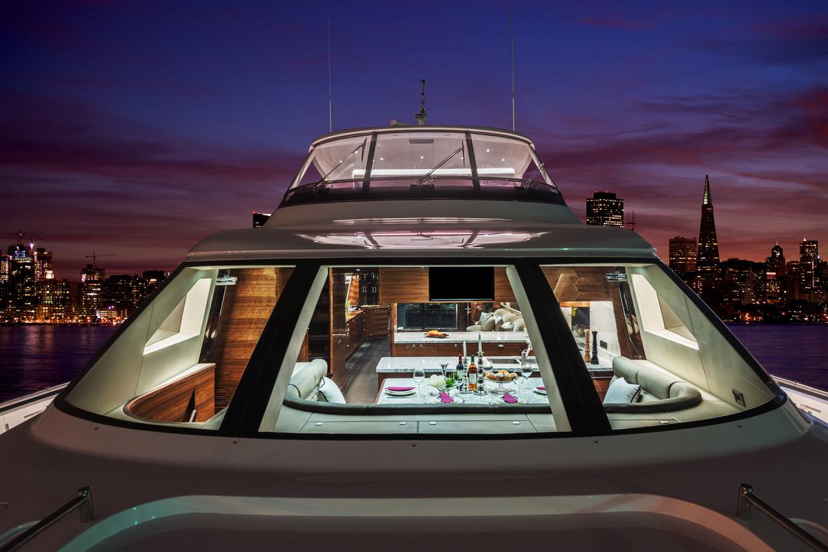 Horizon Yachts Launches Hull One of E98 Motoryacht Do It Now for Repeat U.S. Owner