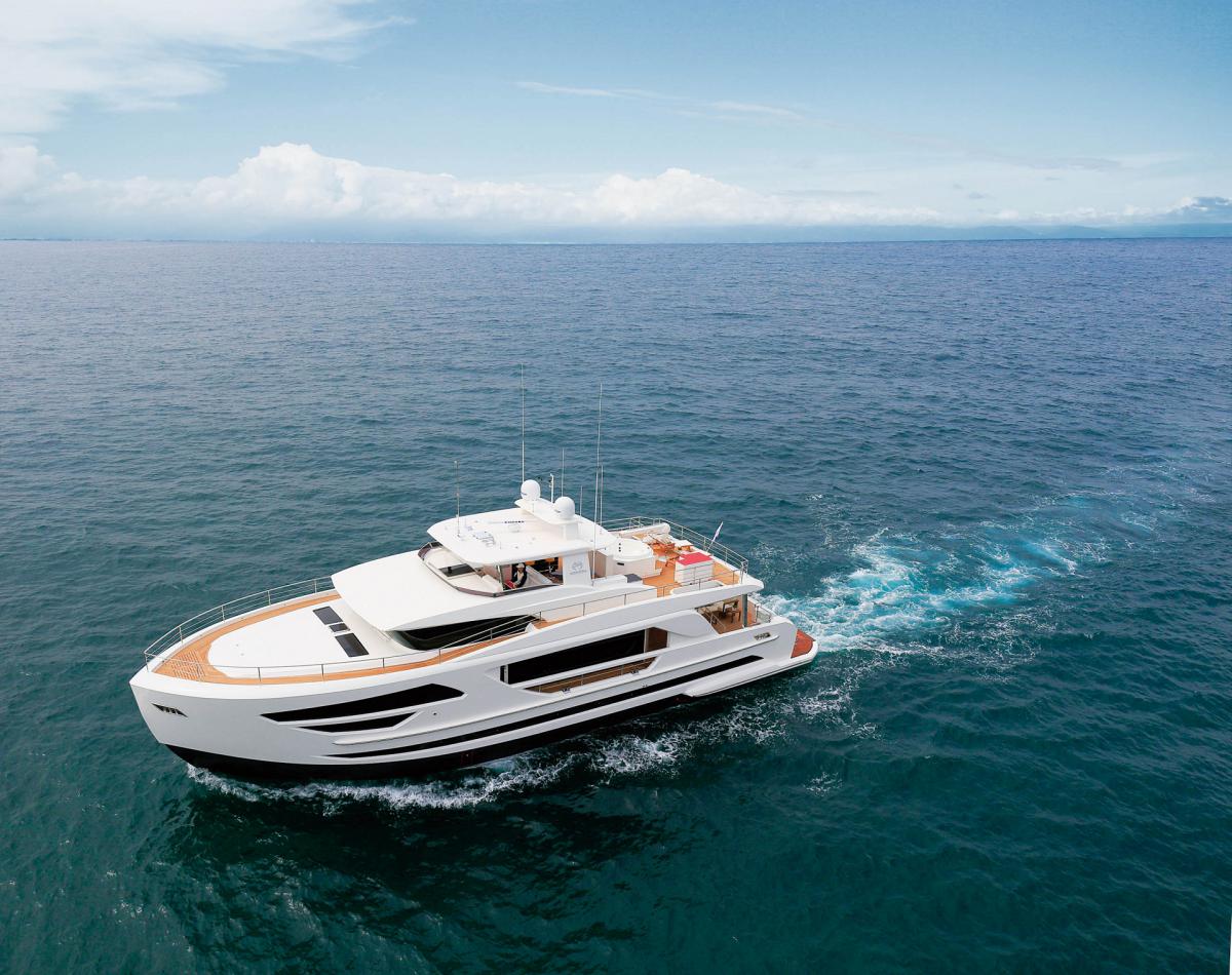 Horizon Signs Order for New FD85 Motoryacht with Repeat European Client