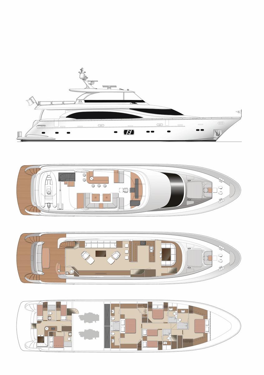 Horizon Yachts' New E98 Motoryacht to Make Global Debut at 2017 Palm Beach Boat Show