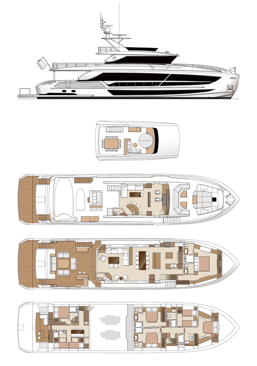 A SECOND TRI-DECK FD100 NOW IN BUILD FOR AMERICAN OWNERS