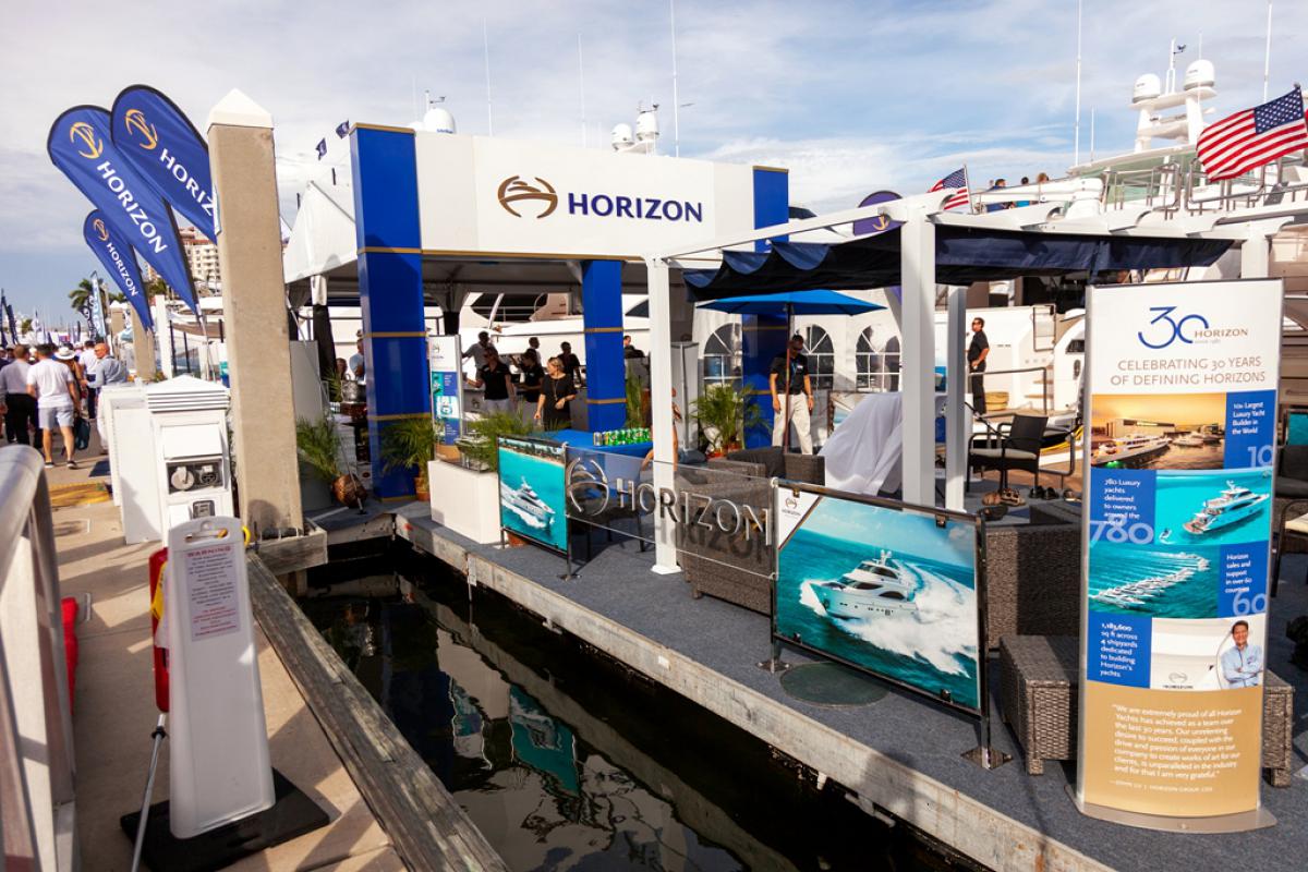 Horizon Yachts and the 2018 Fort Lauderdale International Boat Show Image